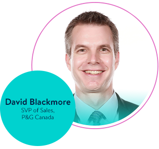 David Blackmore, SVP of Sales, P&G Canada